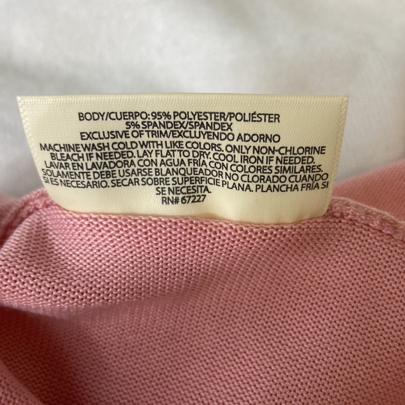 Bobbie Brooks soft pink, tie-dye detail sweatshirt with attached hood - Picture 5 of 9